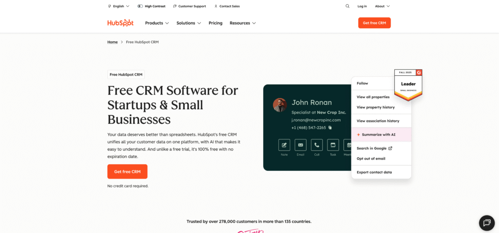 Hubspot CRM
