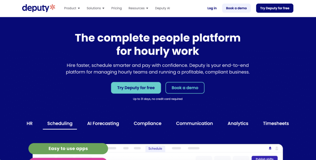 Deputy - AI Scheduling Software