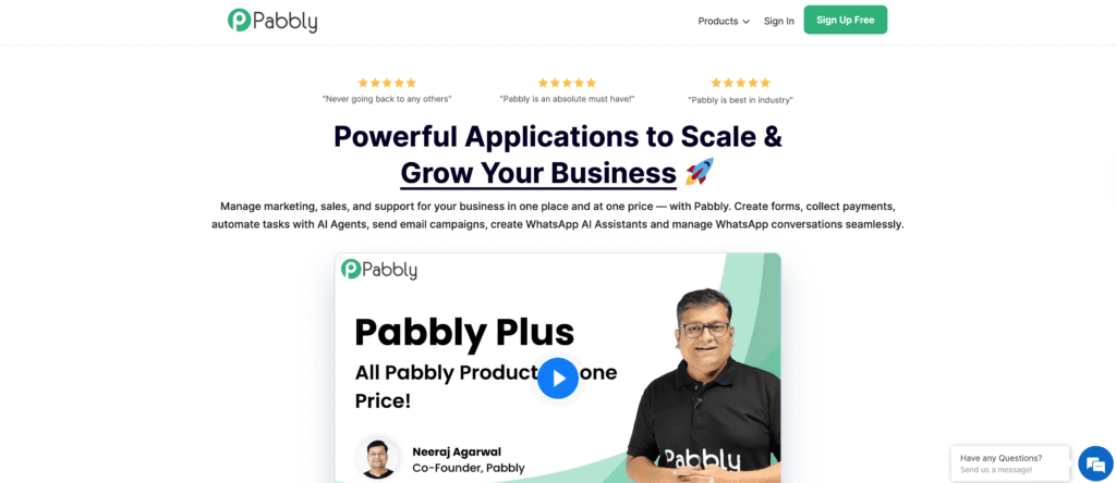 Pabbly: Zapier alternatives