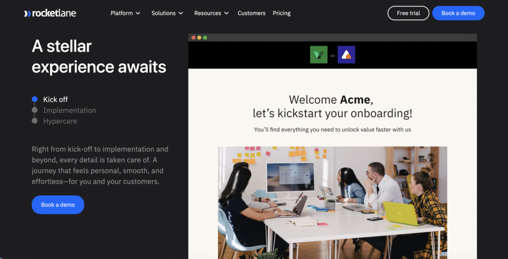 Rocketlane: automate customer onboarding