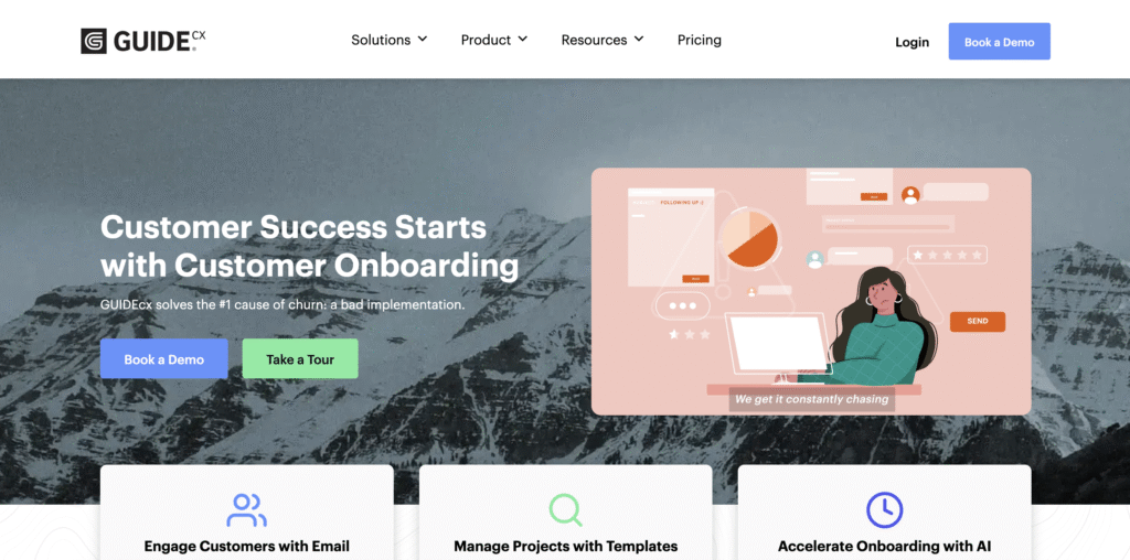 GuideCX: automate customer onboarding