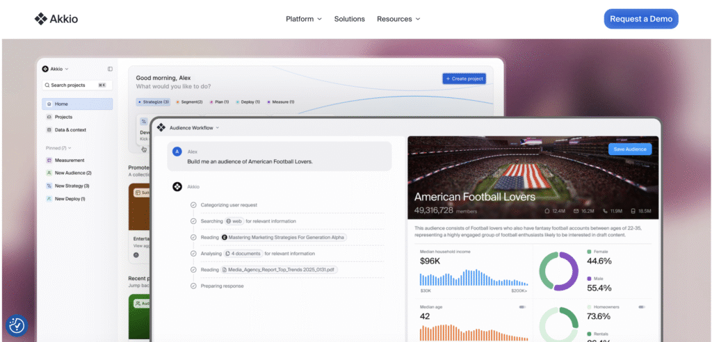 Akkio: AI data analysis tools