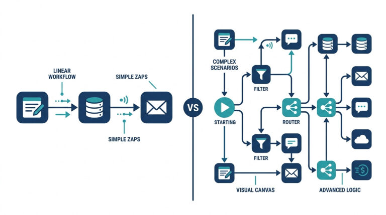 Zapier vs Make.com for small business which automation tool is better