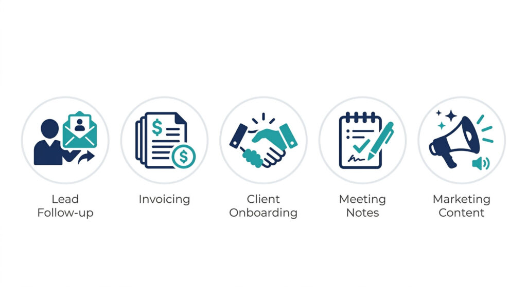 Five core AI workflows every small business should automate