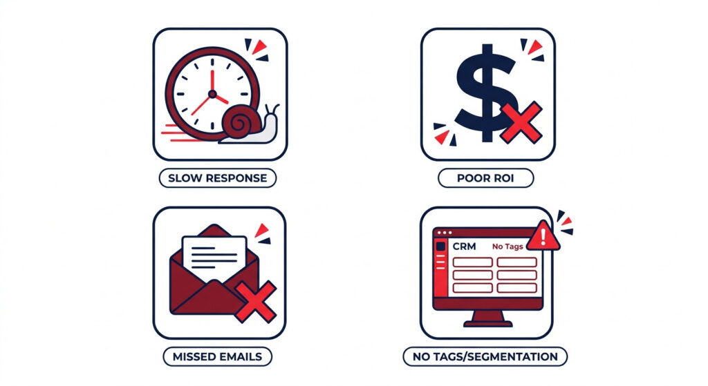 Four common mistakes that break lead follow-up automation for small business