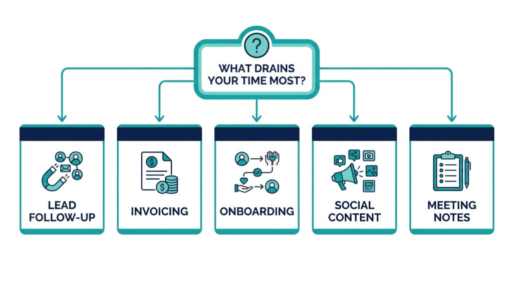 How to decide which AI automation to build first as a small business owner