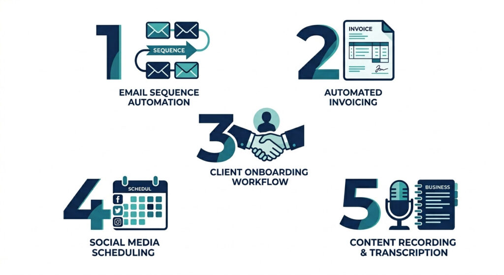 The five AI automations every small business owner should set up to save time